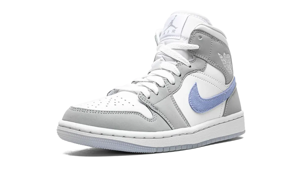 Air Jordan 1 Mid Wolf Grey Aluminum