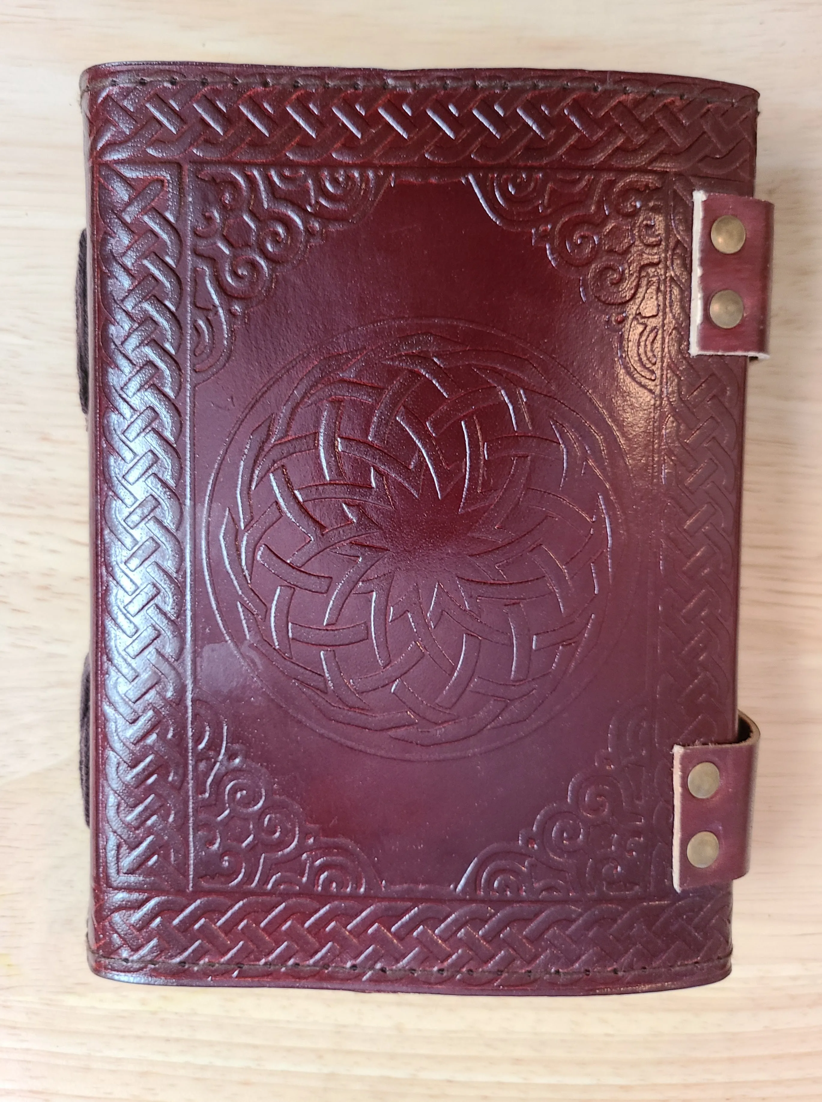 Fleur De Lis Leather Journal