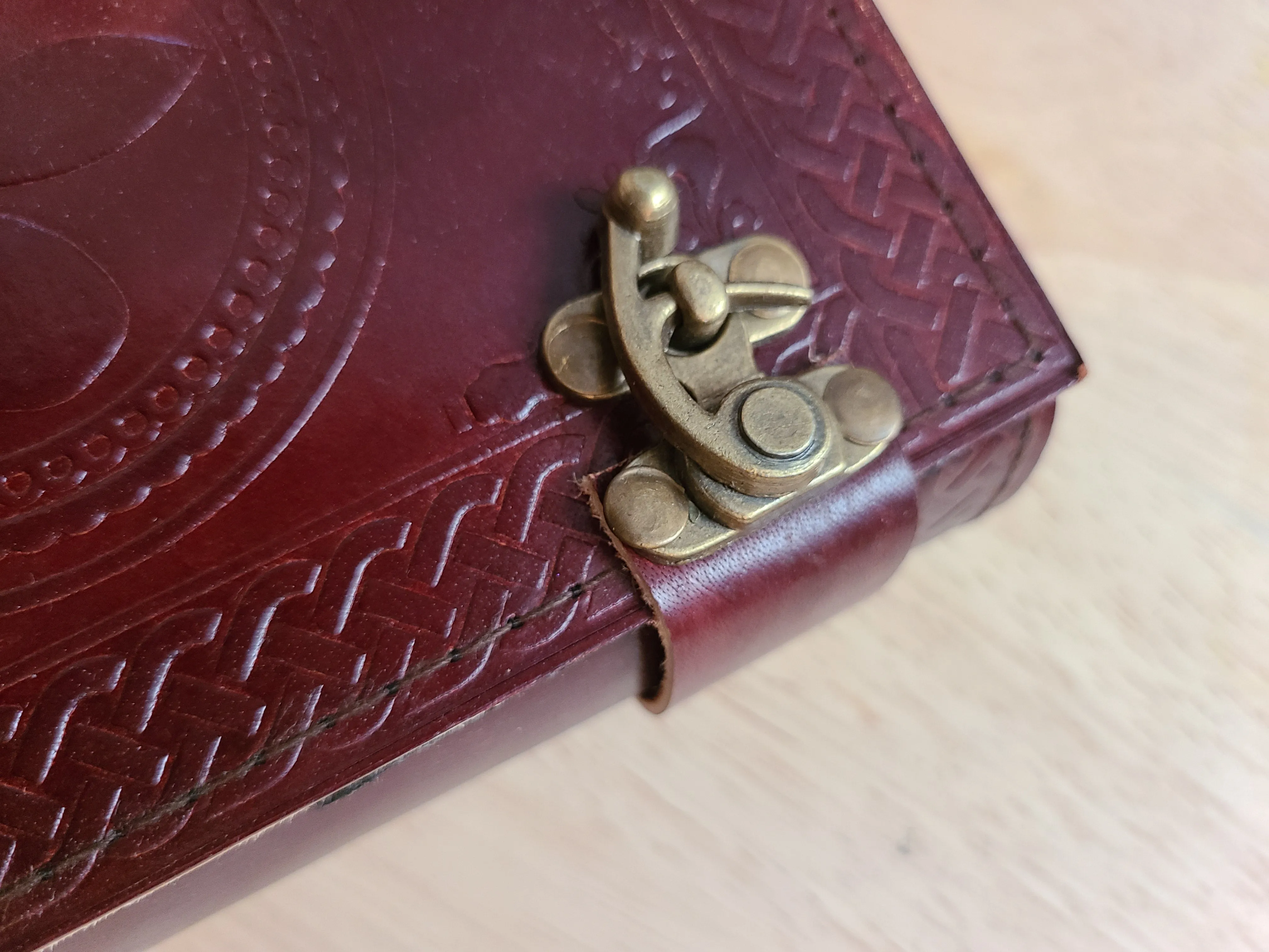 Fleur De Lis Leather Journal
