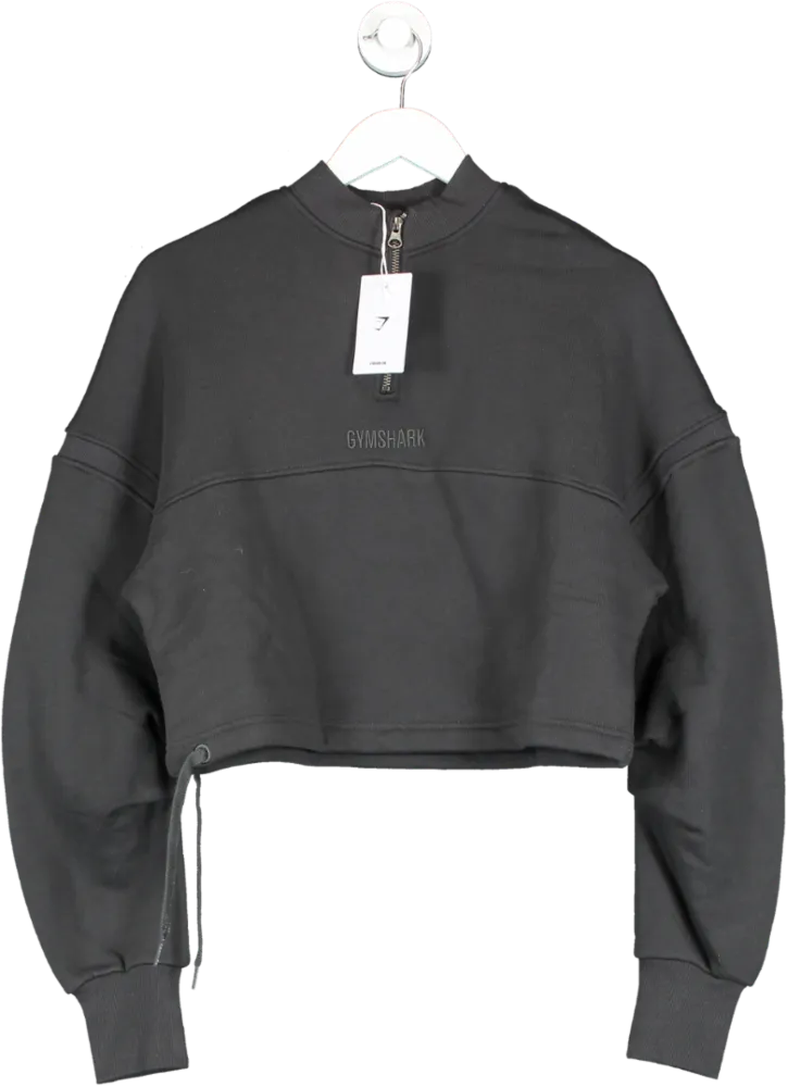 gymshark Grey Heavyweight Loopback Sweater UK S