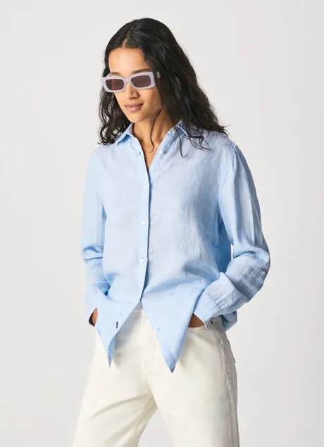 Pepe Jeans Ingrid shirt PL304212 551 Blue