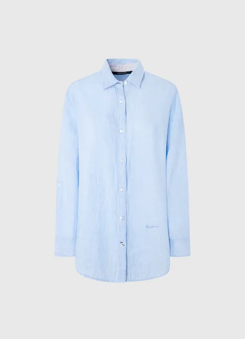 Pepe Jeans Ingrid shirt PL304212 551 Blue