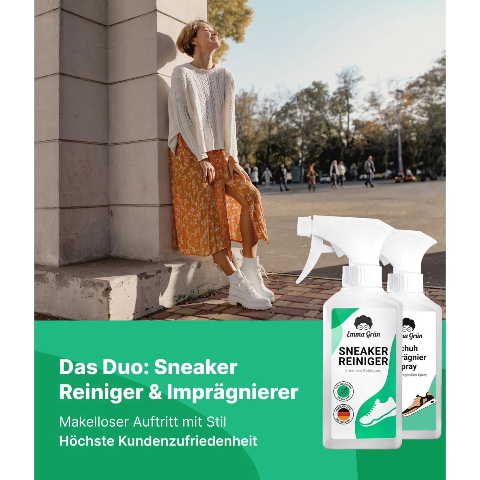 "Sauber & imprägniert" Sneaker Spar-Set mit Sneaker Reiniger & Imprägnierspray