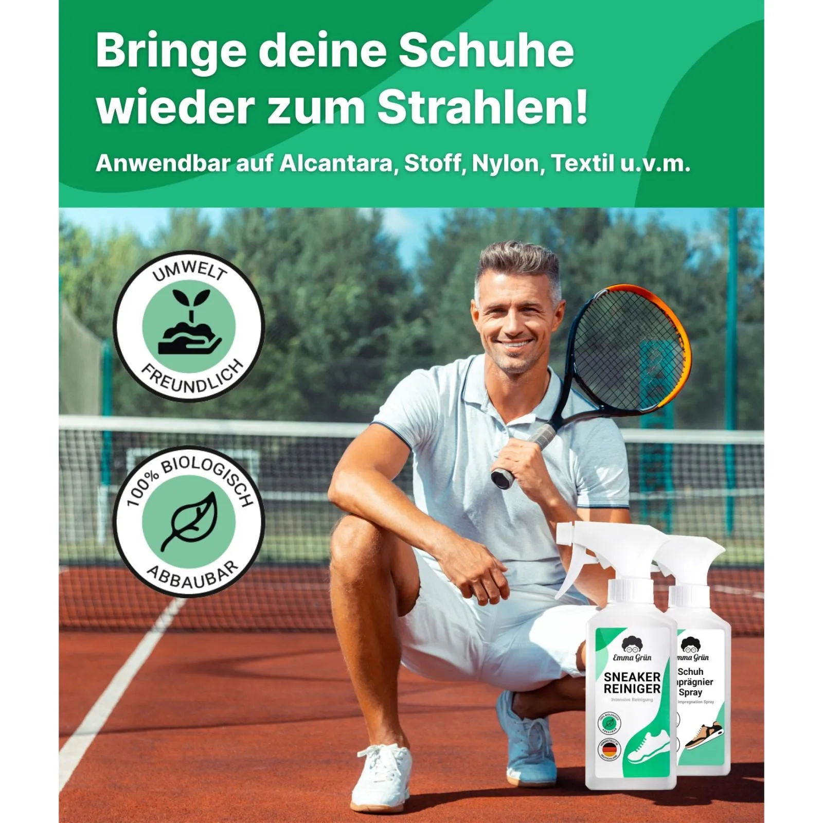 "Sauber & imprägniert" Sneaker Spar-Set mit Sneaker Reiniger & Imprägnierspray