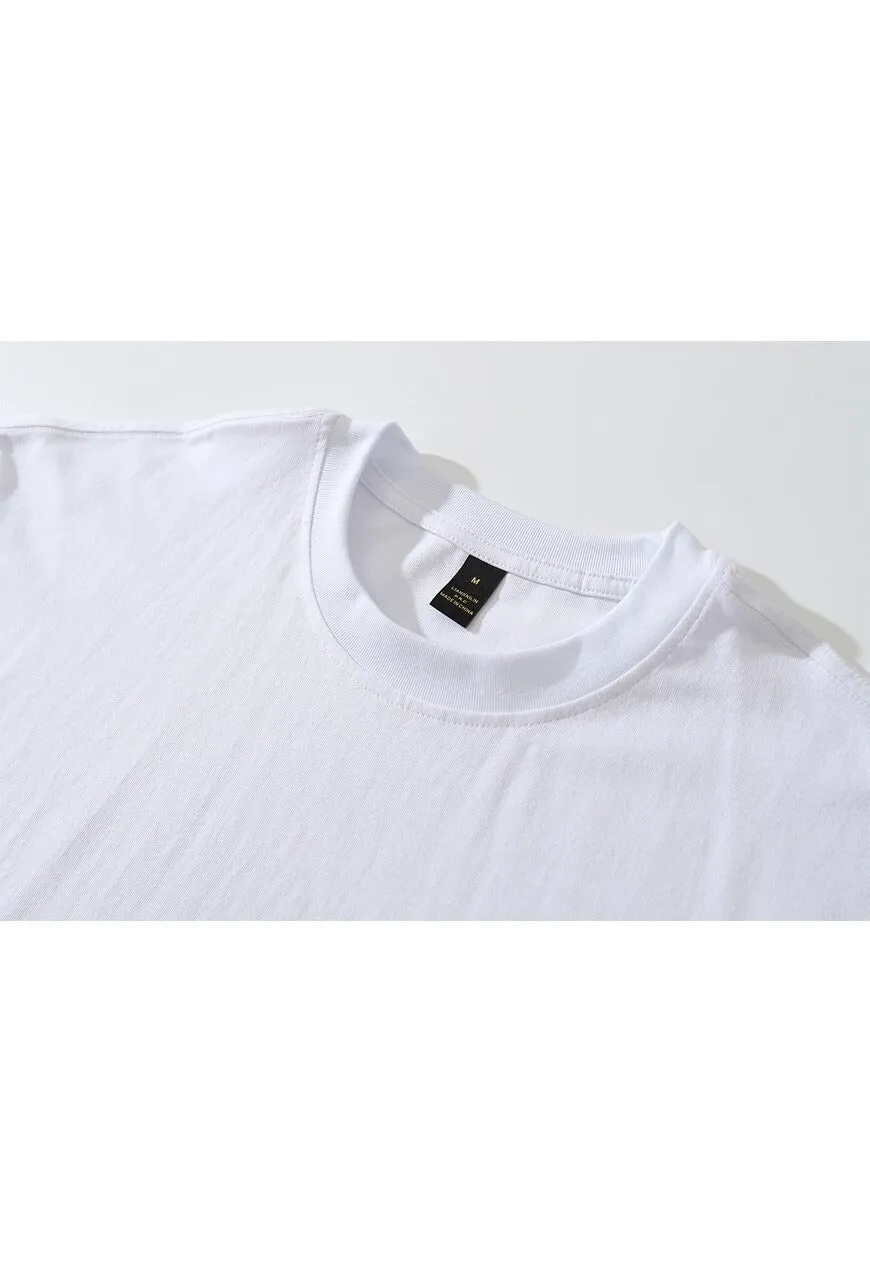 Retro cartoon t-shirt punk anime long tee vintage logo top