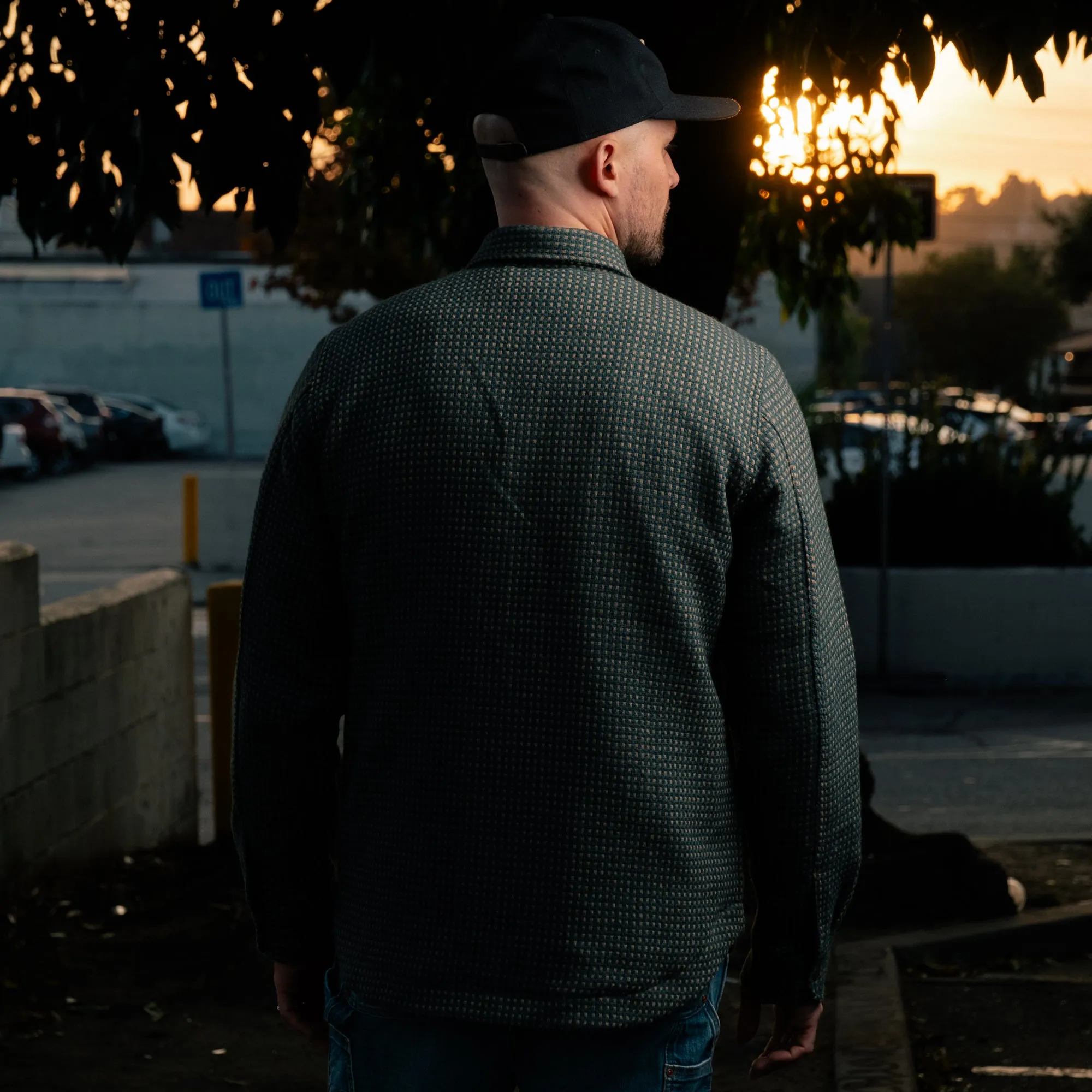 Final Sale: Green Dot Wool-Lined Field Shirt by Rogue Territory