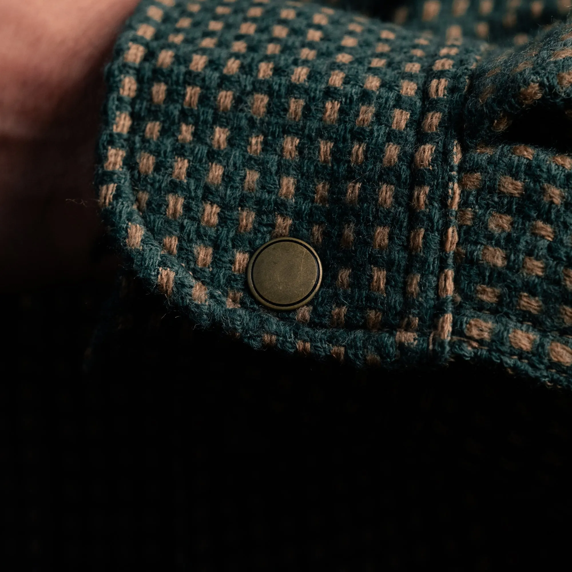 Final Sale: Green Dot Wool-Lined Field Shirt by Rogue Territory