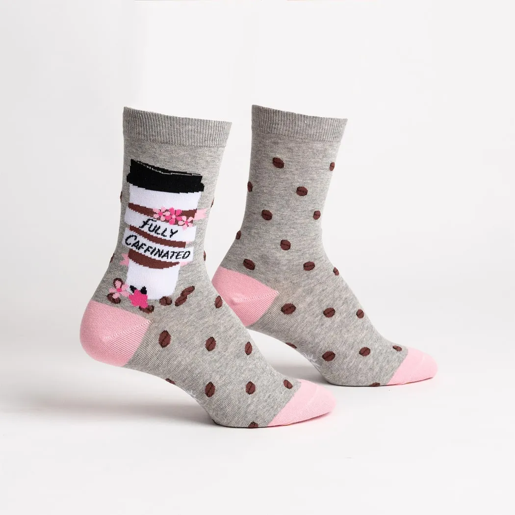 Women's Fully Caffeinated Crew Socks